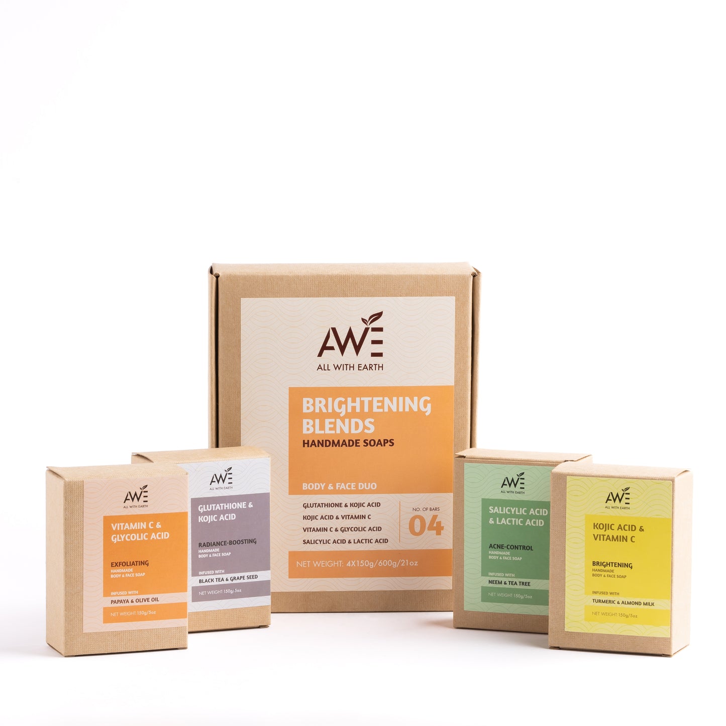 Brightening Blends (Set of 4 Handmade Soaps)