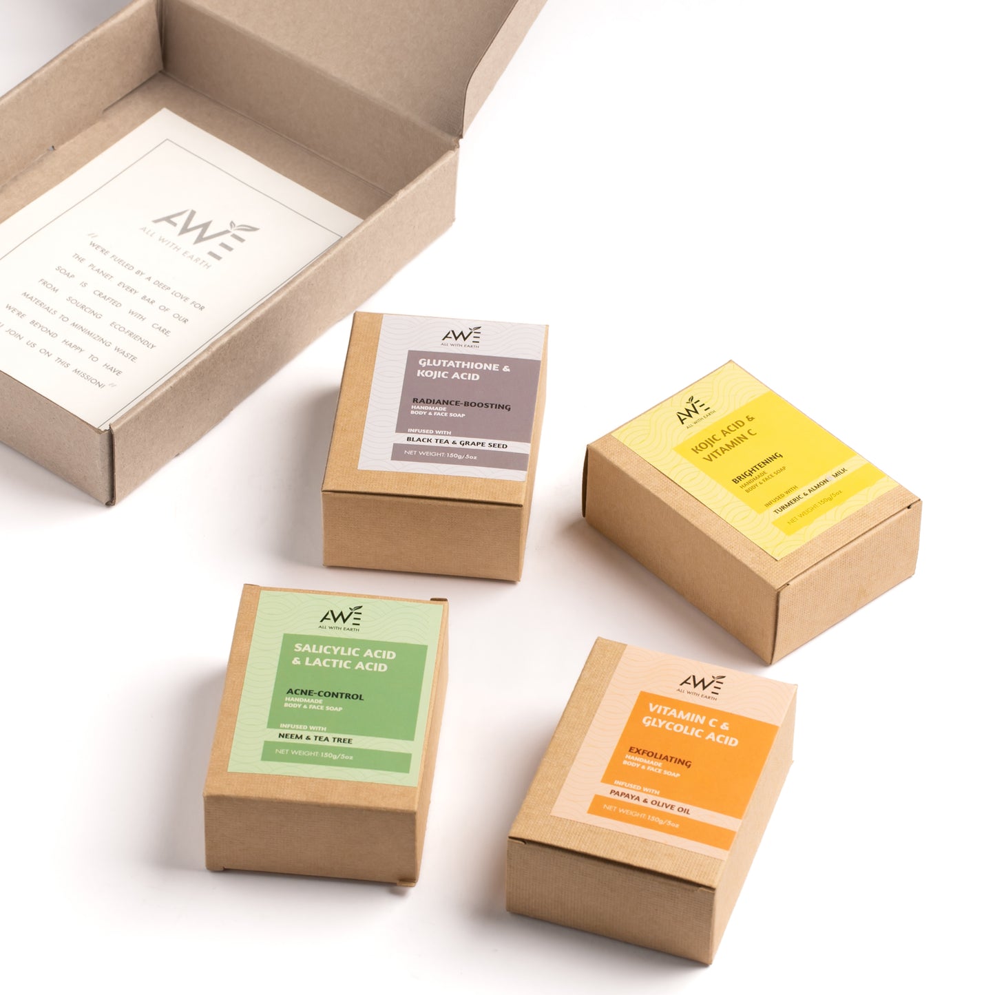 Brightening Blends (Set of 4 Handmade Soaps)